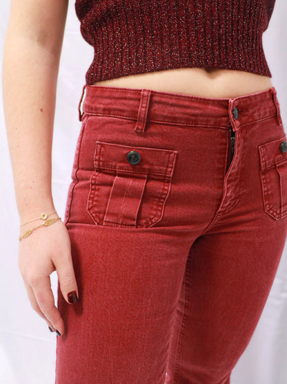 JEAN FLARE ROUGE