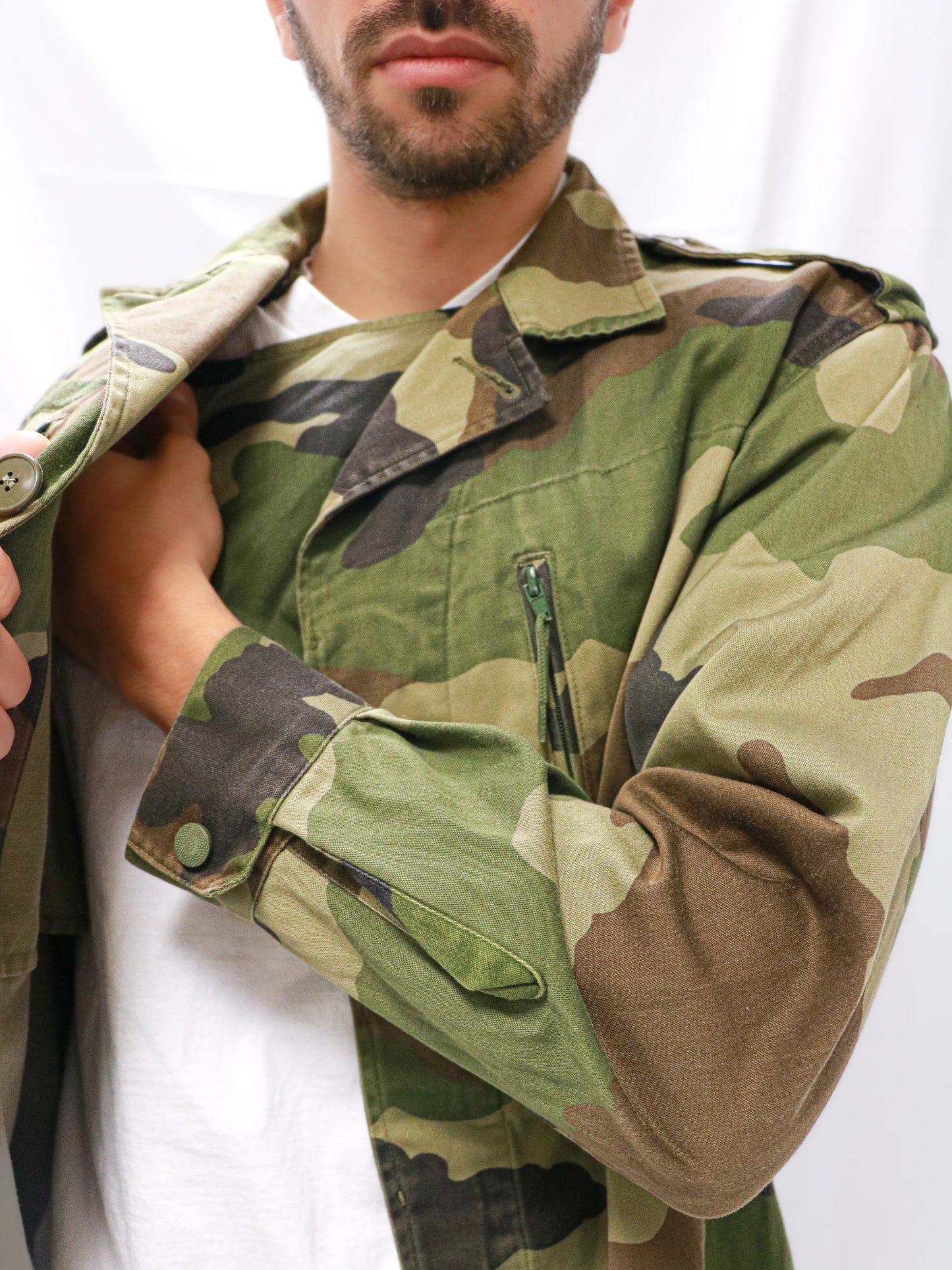 VESTE MILITAIRE VERTE