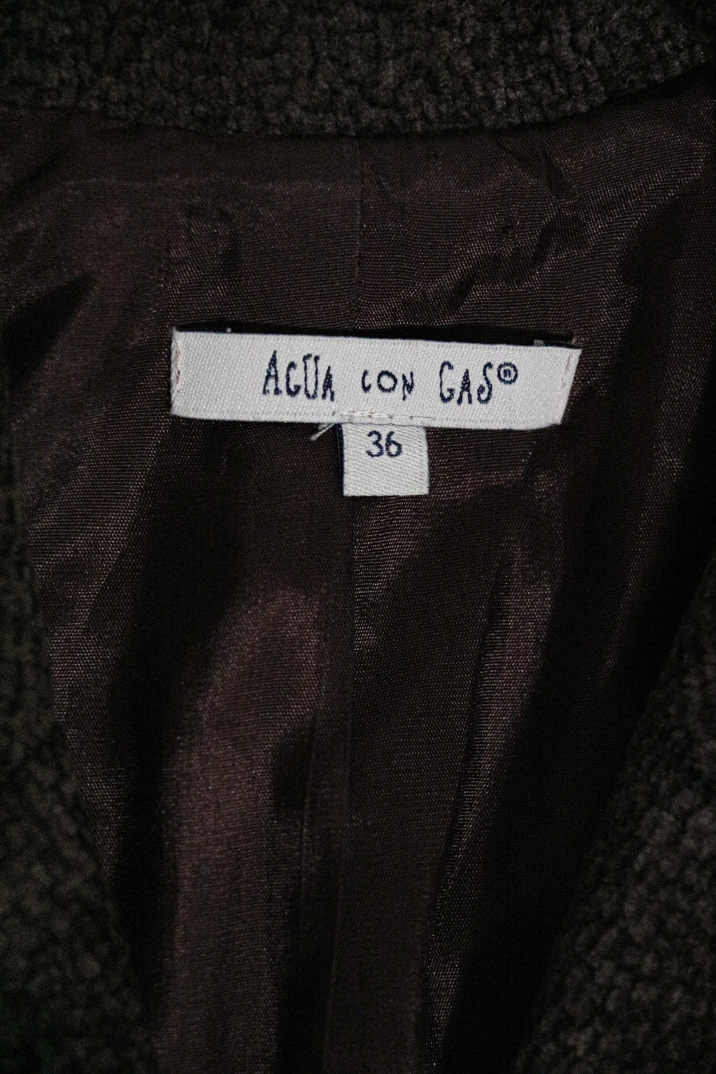 VESTE DE TAILLEUR CÔTELÉE MARRON